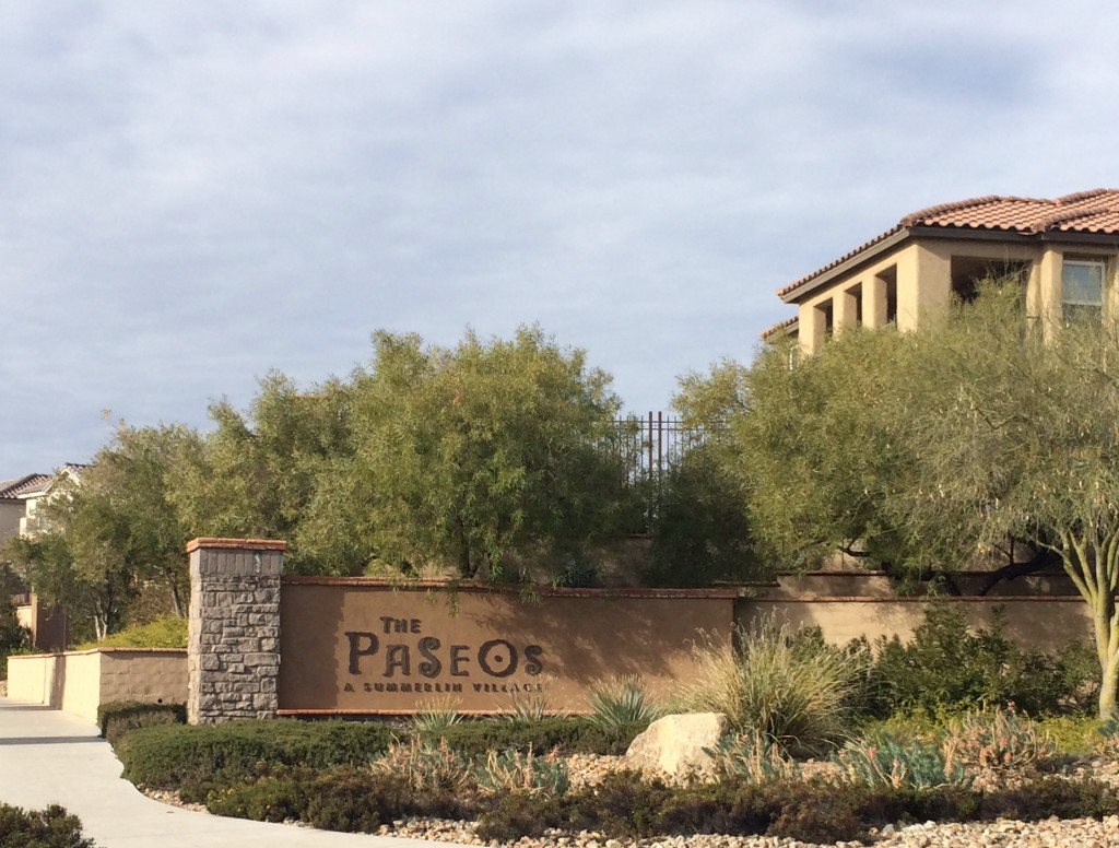Palomar Homes for Sale Summerlin At Paseos Village