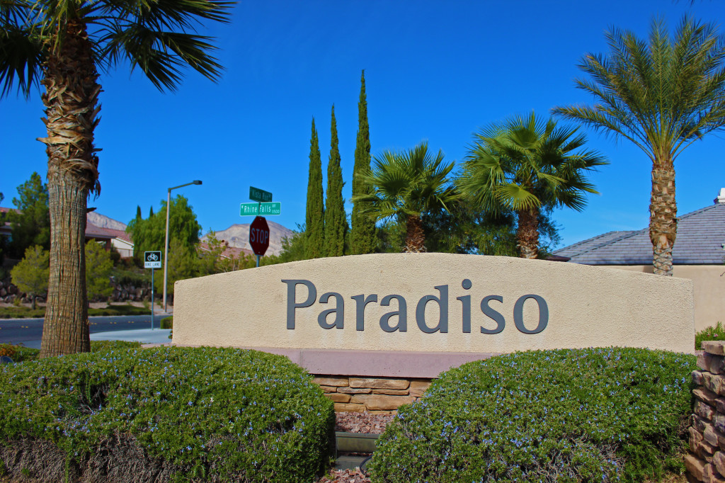 Paradiso Homes for Sale Summerlin The Vistas Las Vegas Real Estate