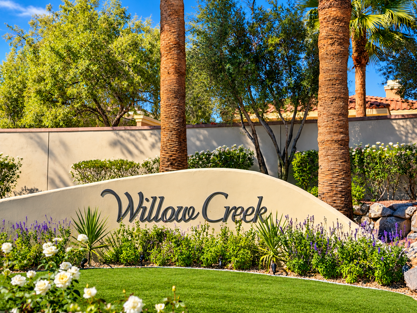 Willow Creek community entrance in The Willows village of Summerlin